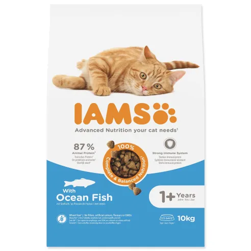 Krmivo IAMS Cat Adult Ocean Fish 10kg