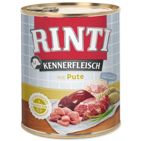 Konzerva Rinti Kennerfleisch Adult morka 800g