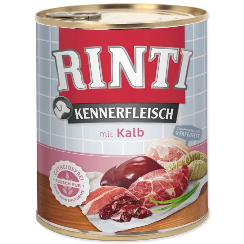 Konzerva Rinti Kennerfleisch Adult teľa 800g