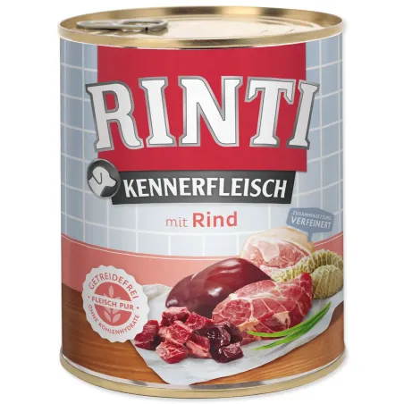 Konzerva Rinti Kennerfleisch Adult hovädzie 800g