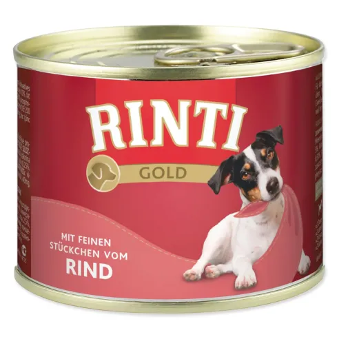 Konzerva Rinti Gold Adult hovädzie 185g