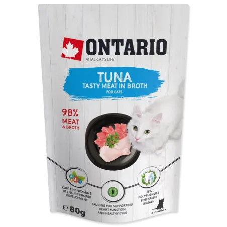 Kapsička Ontario tuniak vo vývare 80g