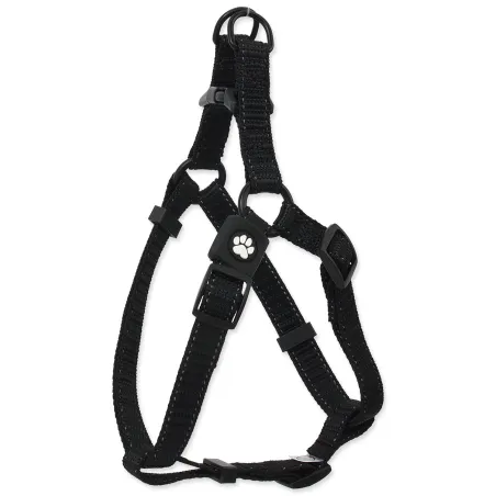 Postroj Active Dog Premium M čierny 2x53-77cm