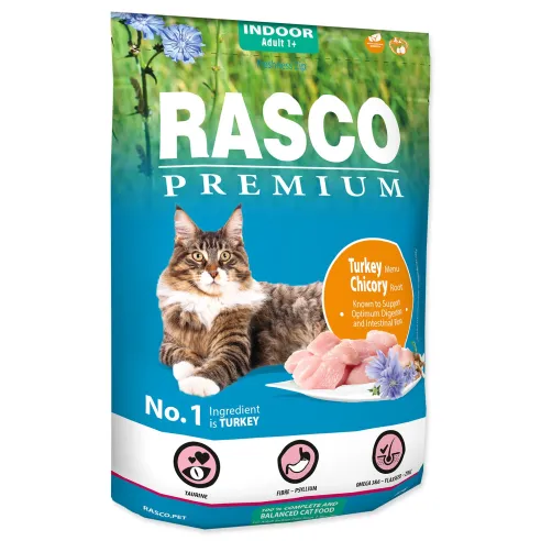 Krmivo Rasco Premium Indoor morka s koreňom čakanky 0,4kg