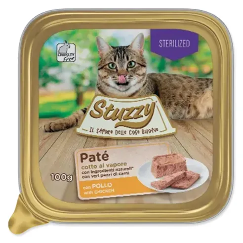 Vanička MISTER STUZZY Sterilised kura 100g