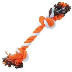 Dog Fantasy Hračka uzol bavlnený farebný 2 knôty 30 cm