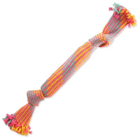 Dog Fantasy Preťahovadlo farebné so zvukom vzor č.12 knôty40 cm