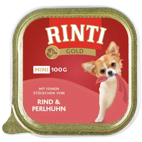 Vanička Rinti Gold Adult Mini hovädzie a perlička 100g