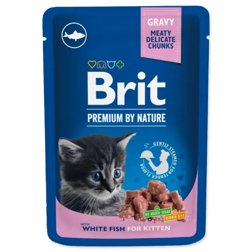 Kapsička Brit Premium Cat Kitten ryba 100g