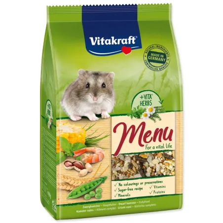 Krmivo Vitakraft Menu malé škrečky 400g