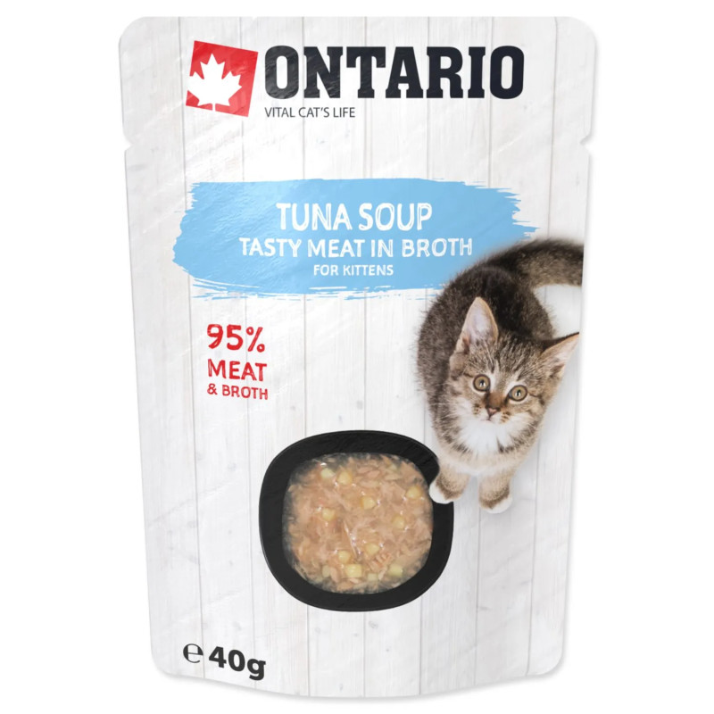 Polievka Ontario Kitten tuniak 40g