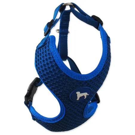 Postroj Active Dog Mellow XS tmavo modrý 1,5x30-40cm