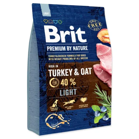 Krmivo Brit Premium by Nature Light 3kg