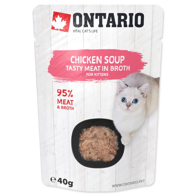 Polievka Ontario Kitten kura 40g