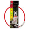 Obojok Dog Fantasy LED nylon červený 65cm