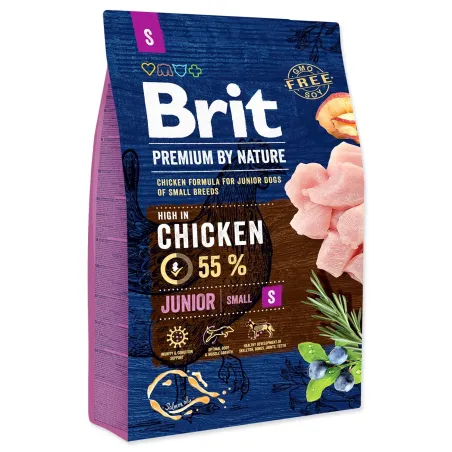 Krmivo Brit Premium by Nature Junior S 3kg