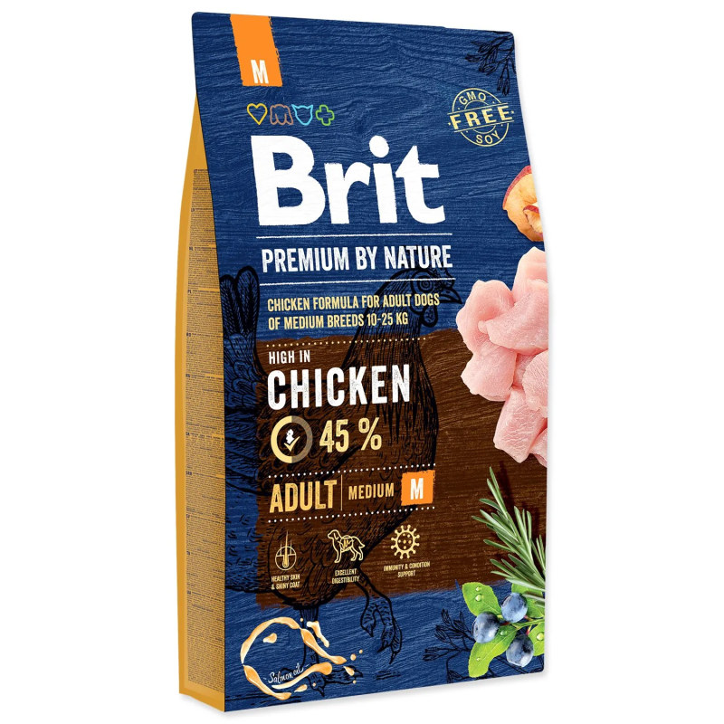 Krmivo Brit Premium by Nature Adult M 8kg Krmivo Brit Premium by Nature Adult M 8kg