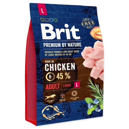 Krmivo Brit Premium by Nature Adult L 3kg