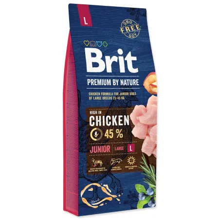 Krmivo Brit Premium by Nature Junior L 15kg