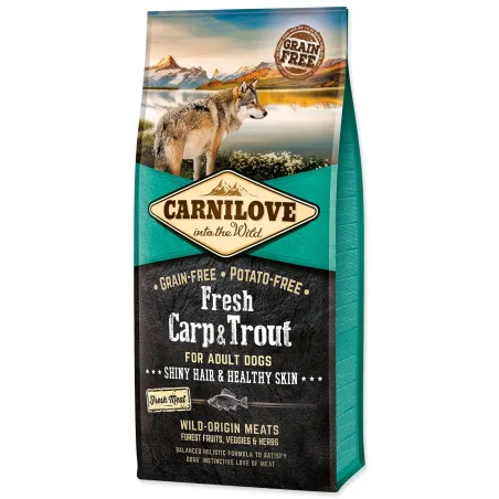 Krmivo Carnilove Dog Fresh Carp & Trout 12kg