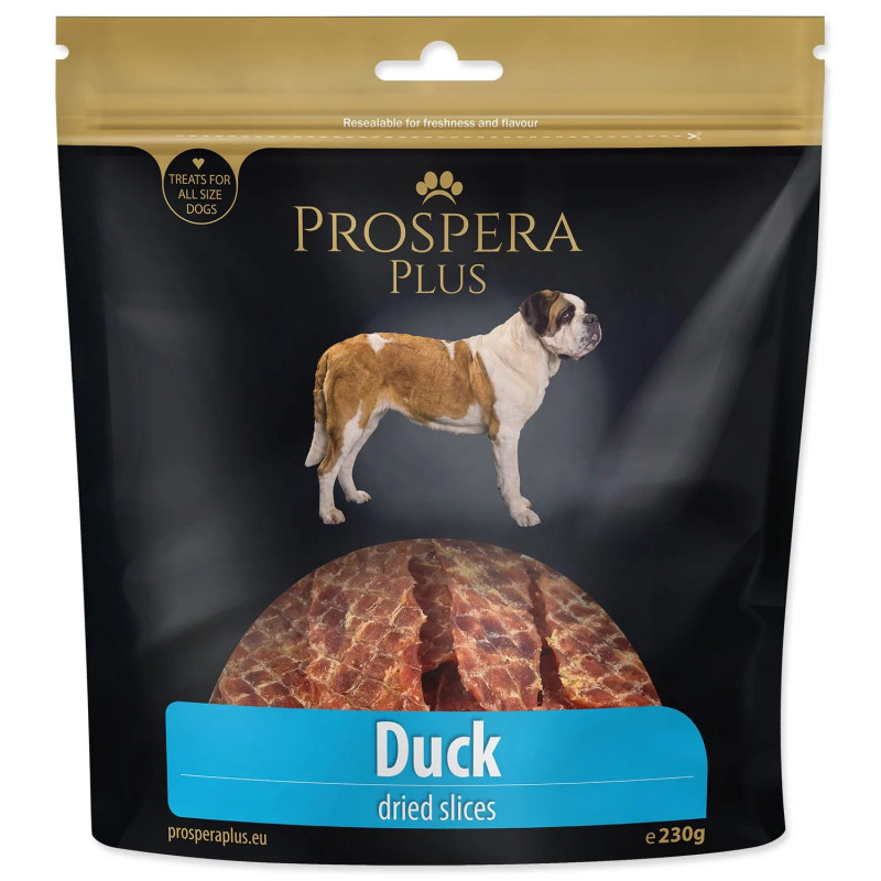 Pochúťka Prospera Plus kačacie plátky 230g