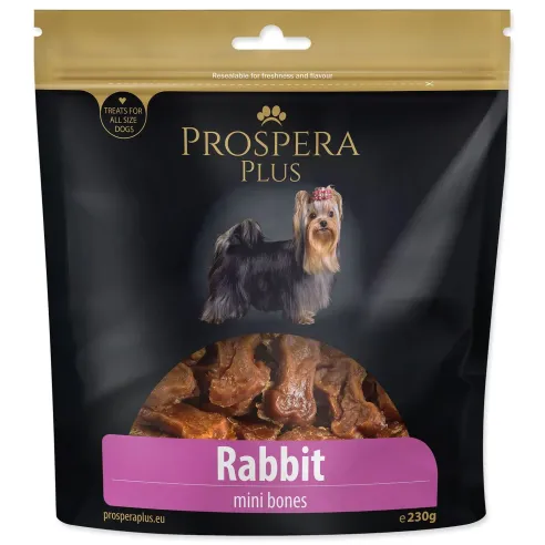 Pochúťka Prospera Plus králičie mini kosti 230g