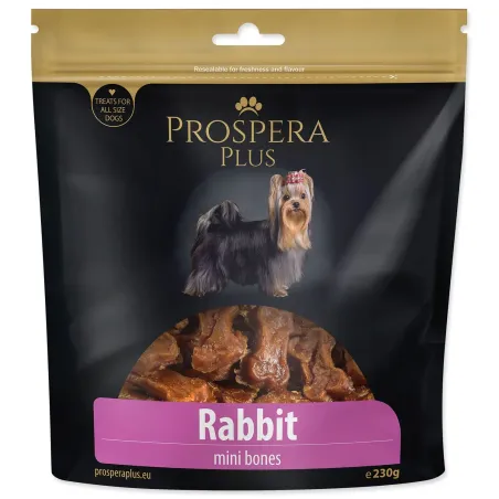 Pochúťka Prospera Plus králičie mini kosti 230g