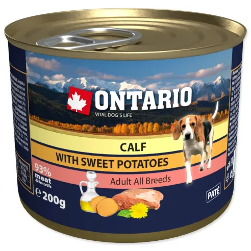 Konzerva Ontario teľacie s batátmi 200g