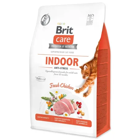 Krmivo Brit Care Cat Grain-Free Indoor Anti-stress 0,4kg