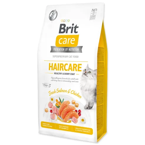 Krmivo Brit Care Cat Grain-Free Haircare Healthy & Shiny Coat 7kg