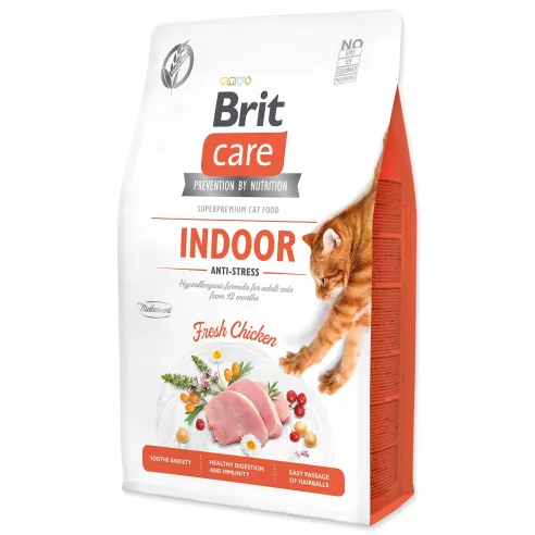 Krmivo Brit Care Cat Grain-Free Indoor Anti-stress 2kg