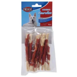 Trixie Denta Fun tyč previazaná kačacím mäsom 12 cm 80 g 10 ks