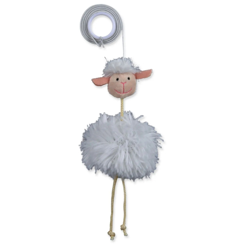 Trixie ovečka na gumičce 20 cm Trixie ovečka na gumičce 20 cm