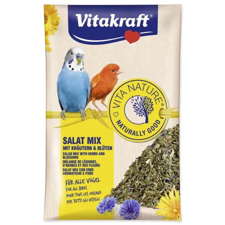 Krmivo Vitakraft Vogel Salat Mix doplnkové, bylinky 10g