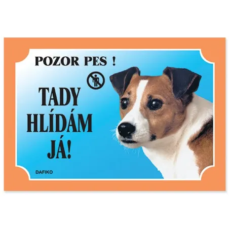 Tabuľka Dafiko jack russol teriér