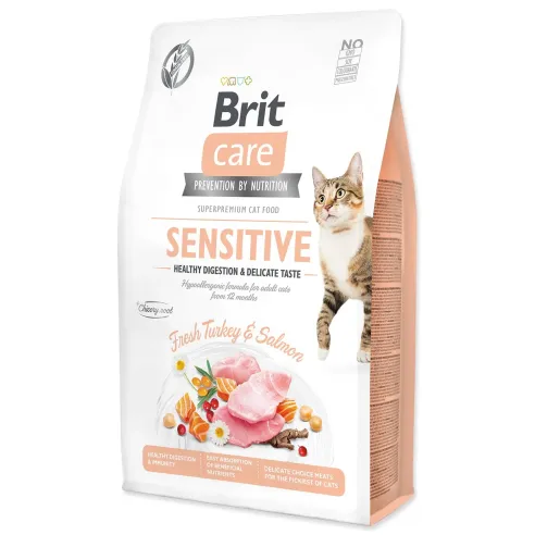 Krmivo Brit Care Cat Grain-Free sensitive Healthy Digestion & Delicate Taste 2kg