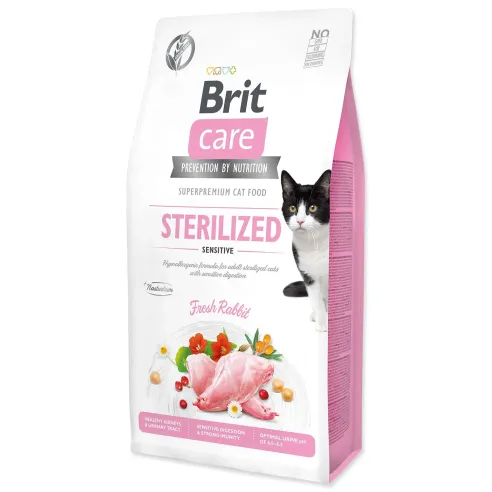 Krmivo Brit Care Cat Grain-Free Sterilized sensitive 7kg