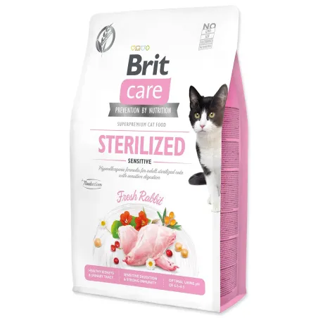 Krmivo Brit Care Cat Grain-Free Sterilized sensitive 2kg