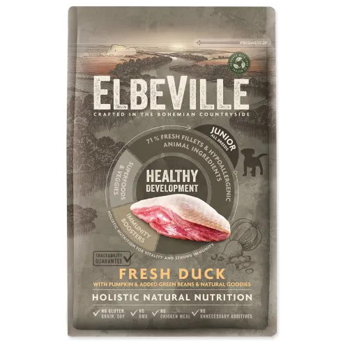 Krmivo ELBEVILLE Puppy and Junior All Breeds Healthy Development Fresh Duck 4kg