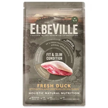 Krmivo ELBEVILLE Senior Mini Fit and Slim Condition Fresh Duck 1,4kg