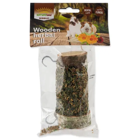 Pochúťka Nature Land Nibble valec s bylinkami 120g