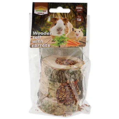 Valec Nature Land Nibble s mrkvou drevený 150g