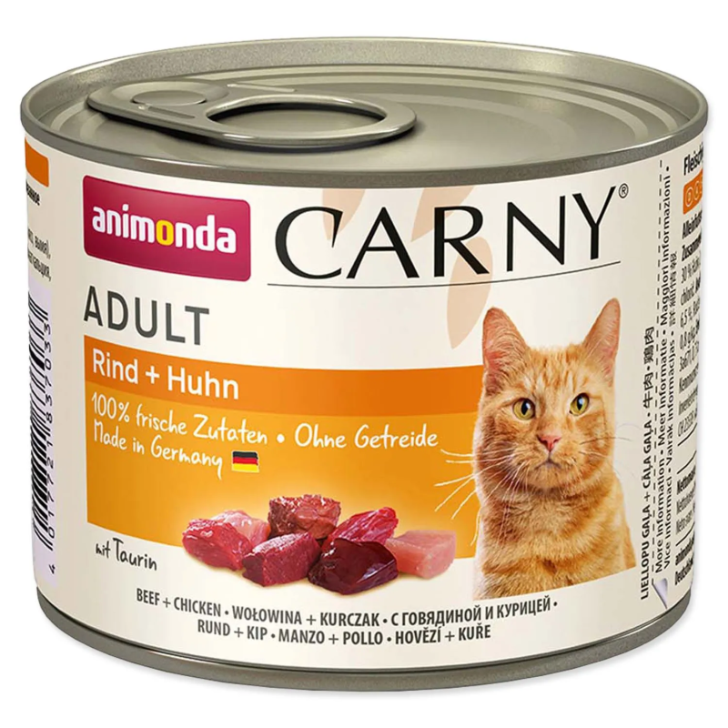 Konzerva Animonda Carny Adult hovädzie a kura 200g Konzerva Animonda Carny Adult hovädzie a kura 200g