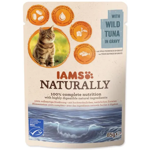 Kapsička IAMS Naturally tuniak v omáčke 85g
