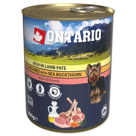 Konzerva Ontario jahňacie s bylinkami, paté 800g