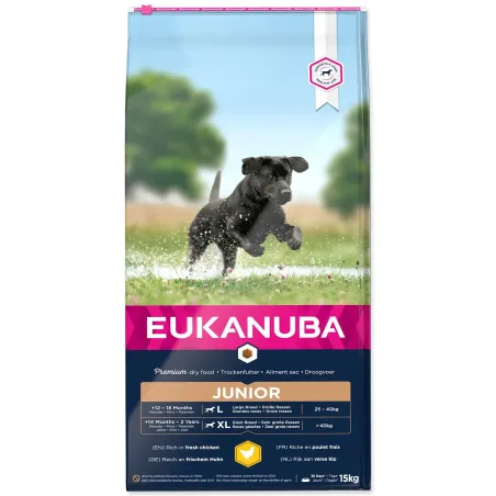 Krmivo EUKANUBA Junior Large & Giant 15kg