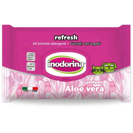 Obrúsky Inodorina Aloe Vera 40ks