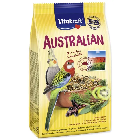 Krmivo Vitakraft Australian stredný papagáj 750g