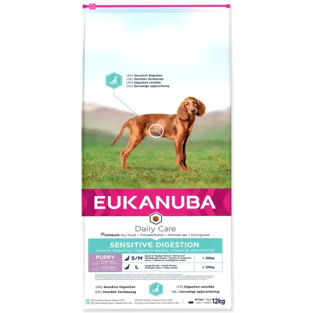 Krmivo EUKANUBA Daily Care Puppy Sensitive Digestion 12kg