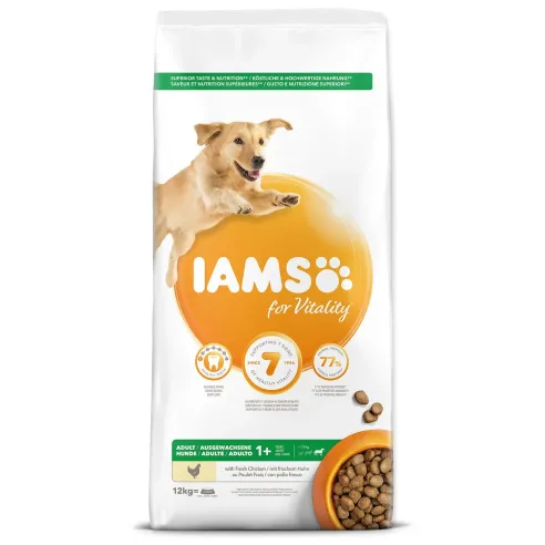 Krmivo IAMS Dog Adult Large Chicken 12kg